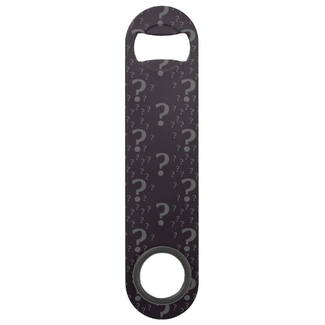 Mystère question marque énigme puzzle gris (Devant)