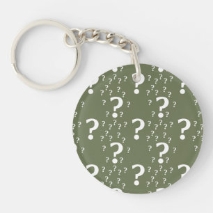 Mystère question marque énigme puzzle vert olive