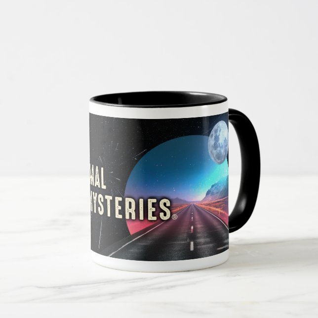 Mystères Paranormal Podcast Café Mug (Devant droit)
