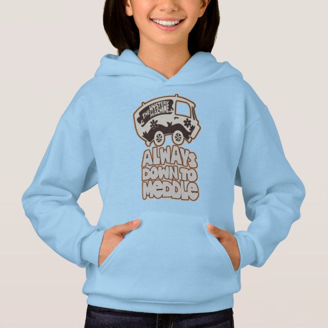 Mysteriemaschine "Immer bis zur Mitte" Hoodie (Vorderseite)