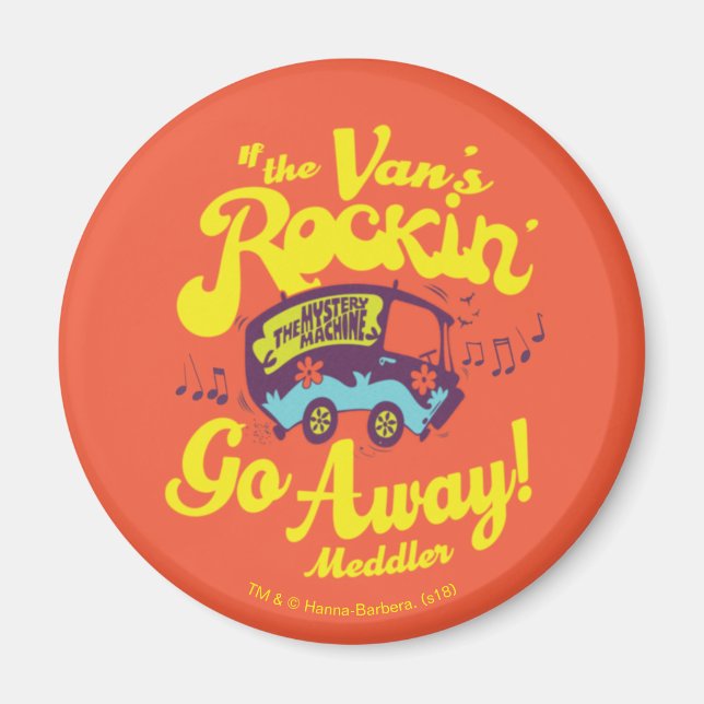 Mysteriemaschine "Wenn der Van's Rockin'.." Magnet (Vorne)