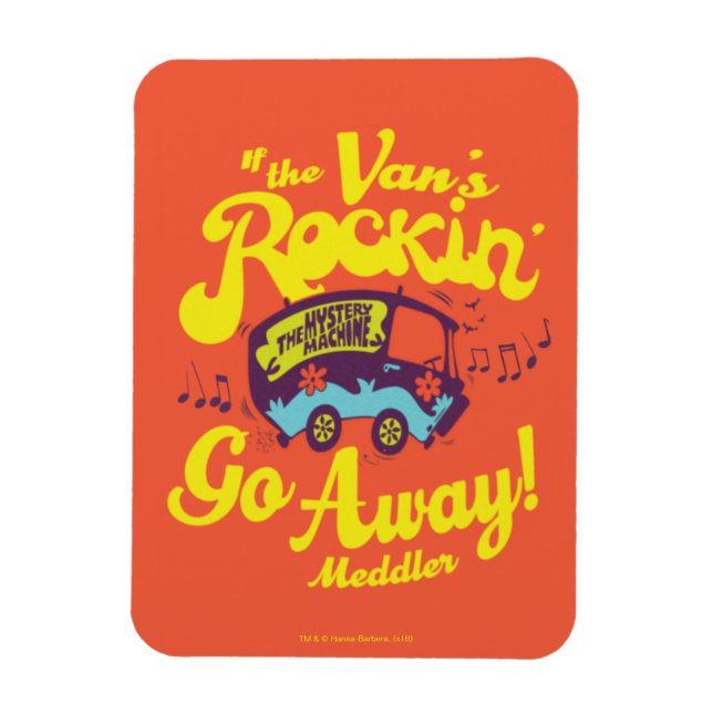 Mysteriemaschine "Wenn der Van's Rockin'.." Magnet (Vertikal)