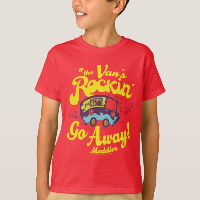 Mysteriemaschine "Wenn der Van's Rockin'.." T-Shirt (Vorderseite)