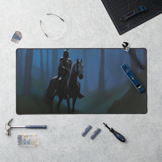 Mystérieux Chevalier Noir dans la Forêt Lune (Poste de travail)