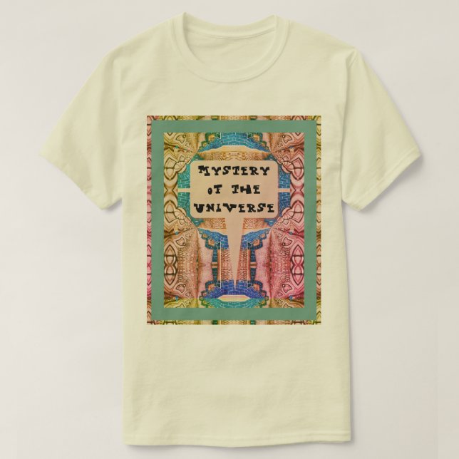Mystérieux Univers Psychédélique Rétro T-shirt (Design devant)
