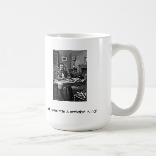 Mysteriös als Katzen-Tasse Kaffeetasse (Rechts)