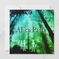 Mysteriöse Alien Party laden ein