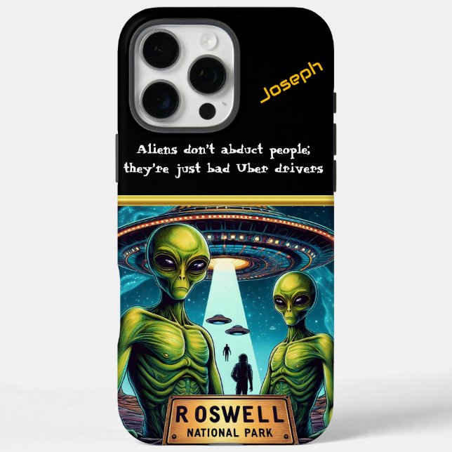 Mysteriöse Begegnung im Roswell Nationalpark iPhone 16 Pro Max Hülle (Rückseite)