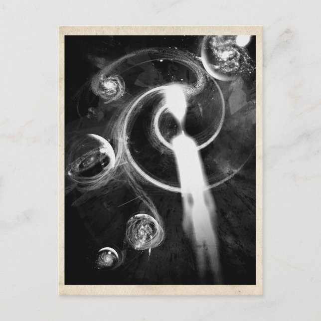 Mysteriöse Erscheinung - Postkarte (Vorderseite)