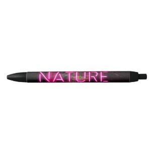 Mysteriöse Fichtenwälder Natur Neon magenta Zeiche Kugelschreiber