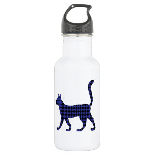 Mysteriöse Katze Edelstahlflasche