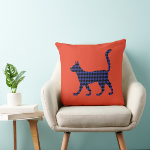 Mysteriöse Katze Kissen