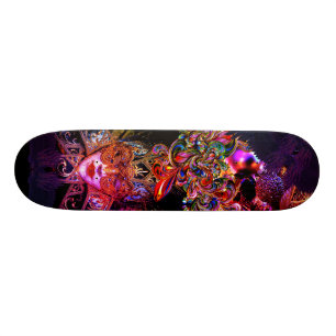 Mysteriöse Kostümball-Schönheit 8 1/8 Skateboard