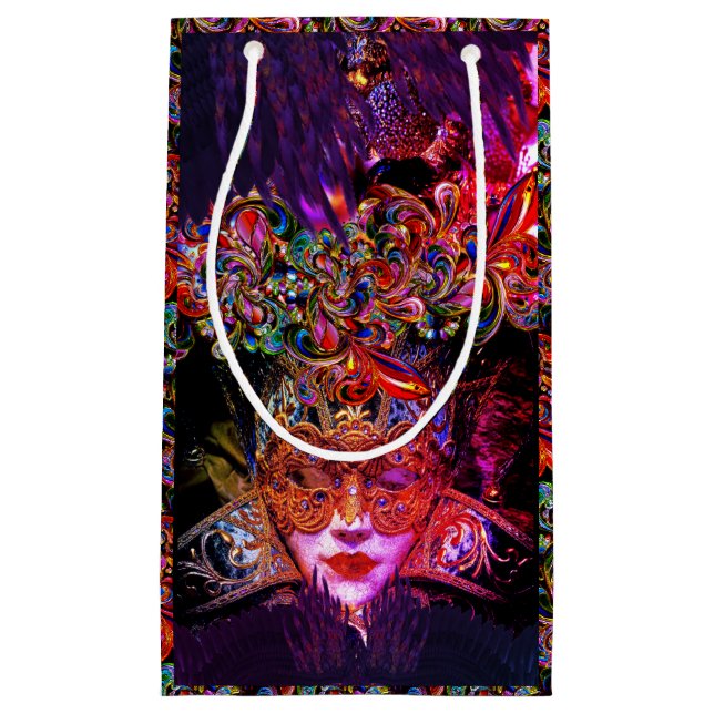 Mysteriöse Masquerade Ball Schönheitsmaske Kleine Geschenktüte (Vorderseite)