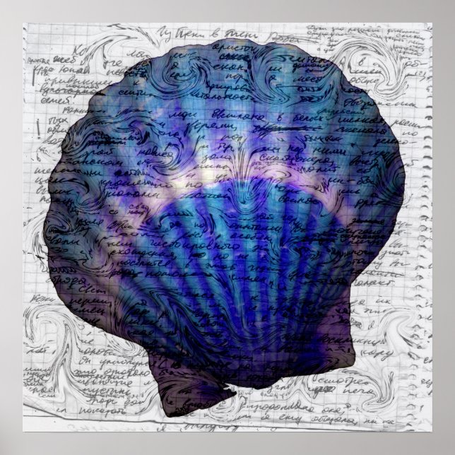 Mysteriöse Sea Poster Print (Vorne)