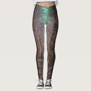 Mysteriöser Fichtenwald Leggings