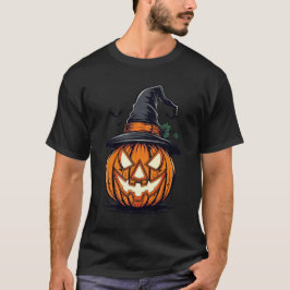 Mysteriöser Kürbis in Hexerei T-Shirt