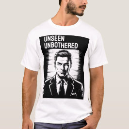 Mysteriöser Mann im Anzug Noir Style Poster T-Shirt