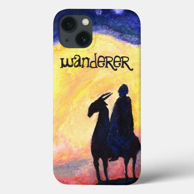 Mysteriöser Rider Wanderer anpassbar Case-Mate iPhone Hülle (Rückseite)