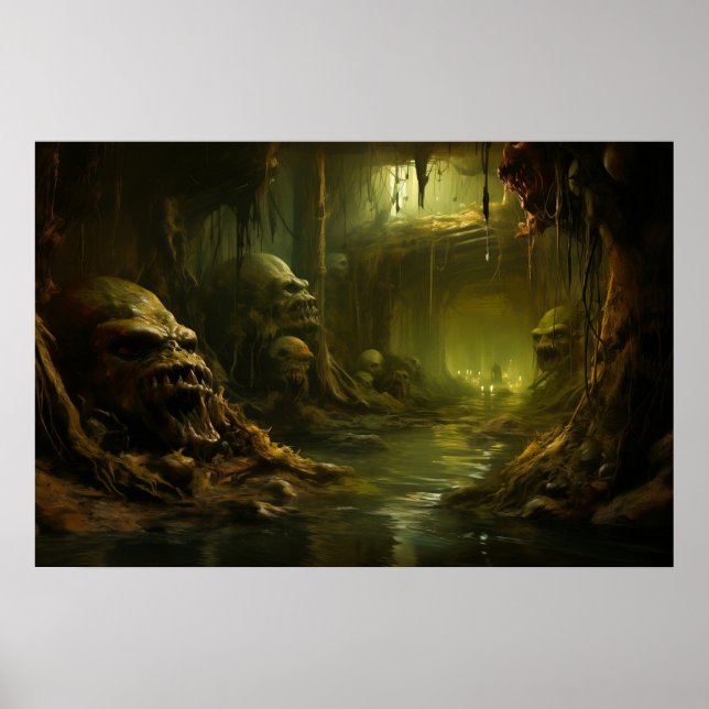Mysteriöser Rückzug im Monster-Sumpf Poster (Vorne)