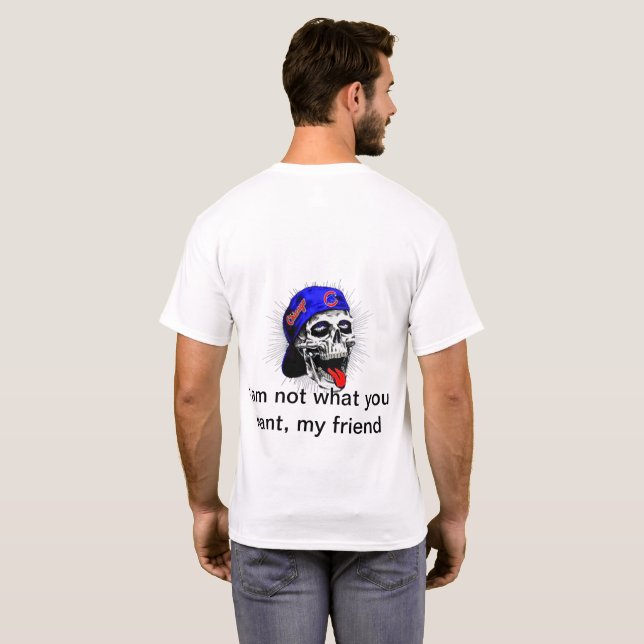 Mysteriöser SchädelT - Shirt (Schwarz voll)