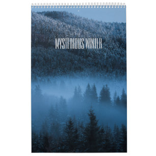 Mysteriöser Winterlandschaftskalender Foto Kalender