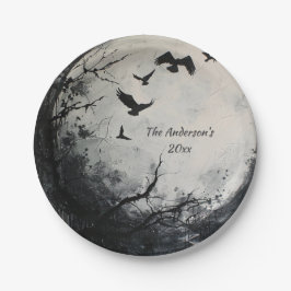 Mysteriöses Halloween Night Custom Pappteller