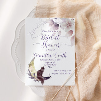 Mysteriöses Mondgarten-Brautparty Einladung