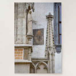 Mysteriöses Portrait auf dem Rathaus, Bratislava