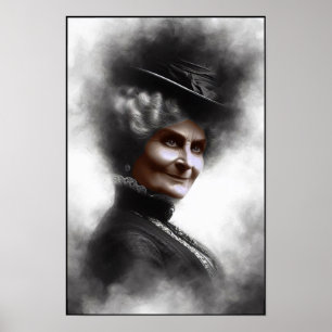 Mysterioses Porträt einer viktorianischen Frau in  Poster