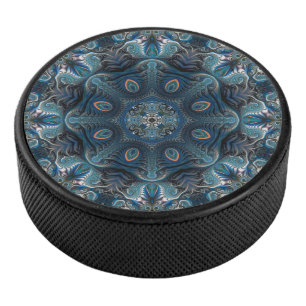 Mysteriöses Raummandala Eishockey Puck