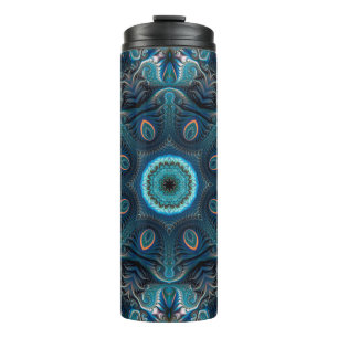 Mysteriöses Raummandala Thermosbecher