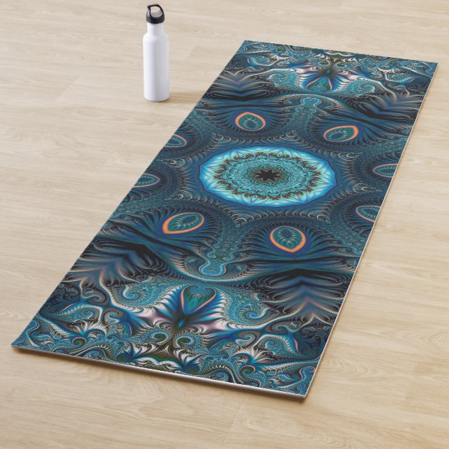 Mysteriöses Raummandala Yogamatte (Beispiel)