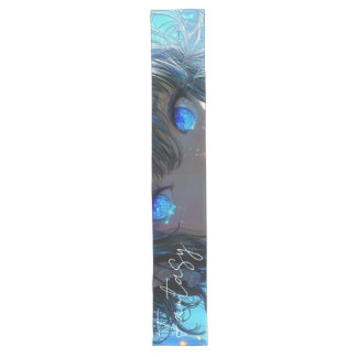 Mysterious Fantasy Girl - Ocean Art Aesthetic Großer Tischläufer