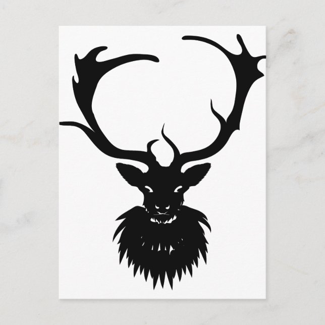 Mysterious Stag Postkarte (Vorderseite)