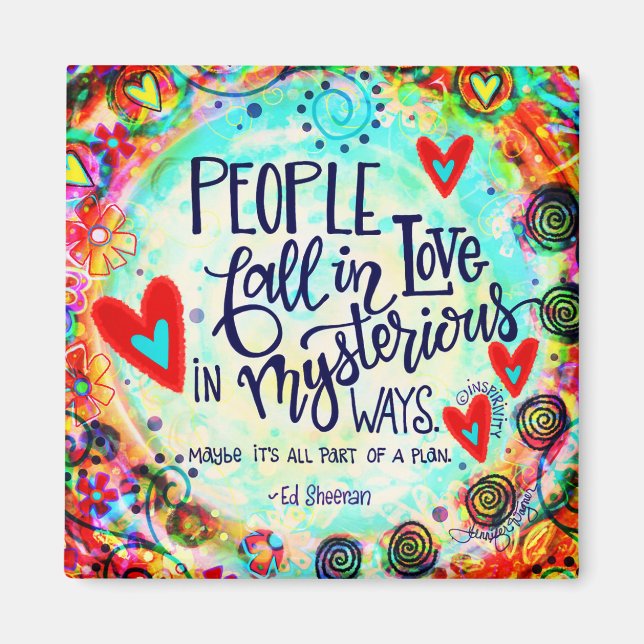 "Mysterious Waysl'Inspirivity Magnet" Magnet (Vorne)