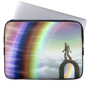 Mysterium am interdimensionalen Stargate Laptopschutzhülle