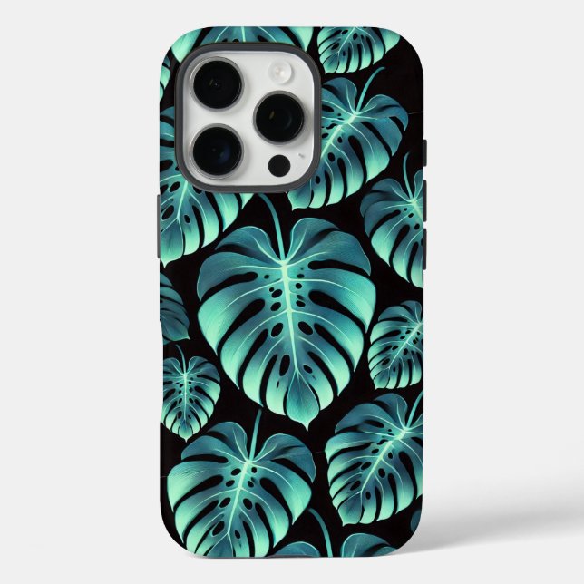 Mysterium Monstera iPhone 16 Pro Hülle (Rückseite)