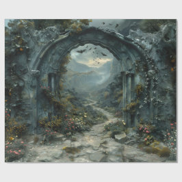 Mystery Arch Vampirecore Halloween | gotisch Geschenkpapier