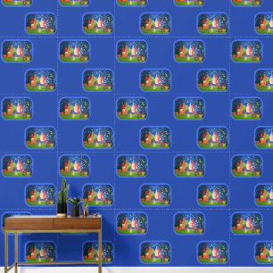 Mystery Castle Kunst von Kindern Tapete