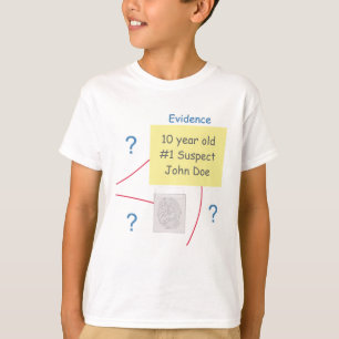 Mystery Crime Solving Evidence Board Geburtstag Ju T-Shirt