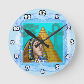 Mystery Egypt clock Runde Wanduhr