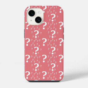 Mystery-Fragezeichen-Rätsel-Puzzle-Koralle iPhone 14 Hülle