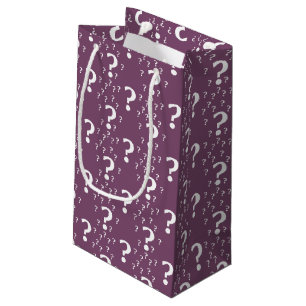 Mystery Fragezeichen Rätsel Puzzle mauve Kleine Geschenktüte