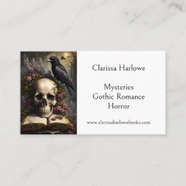 Mystery Horror Gothic Writer Visitenkarte