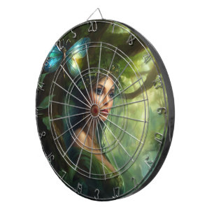 Mystery Lady Profiliert InkDart Board Dartscheibe