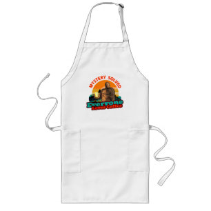 Mystery löste alle Lieben Kaffee Funny Bigfoot Lange Schürze