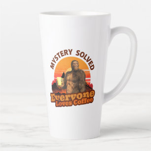 Mystery löste alle Lieben Kaffee Funny Bigfoot Milchtasse