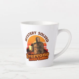 Mystery löste alle Lieben Kaffee Funny Bigfoot Milchtasse
