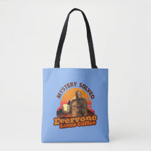 Mystery löste alle Lieben Kaffee Funny Bigfoot Tasche